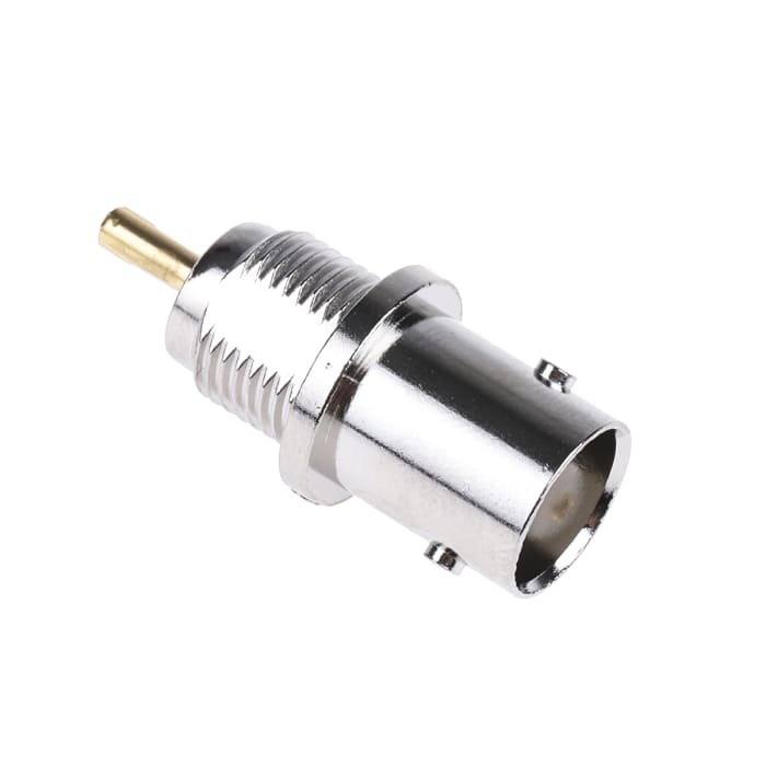 TE Connectivity Greenpar Series, Jack Panel Mount BNC Connector, 50Ω, Solder Termination, Straight Body