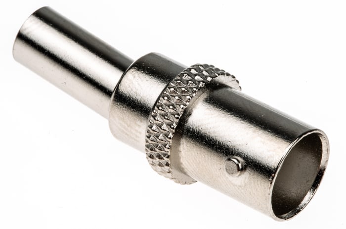 TE Connectivity, Jack Cable Mount BNC Connector, 50Ω, Crimp Termination, Straight Body