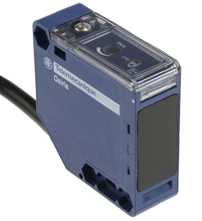 Telemecanique Sensors Diffuse Photoelectric Sensor, Compact Sensor, 1 m Detection Range