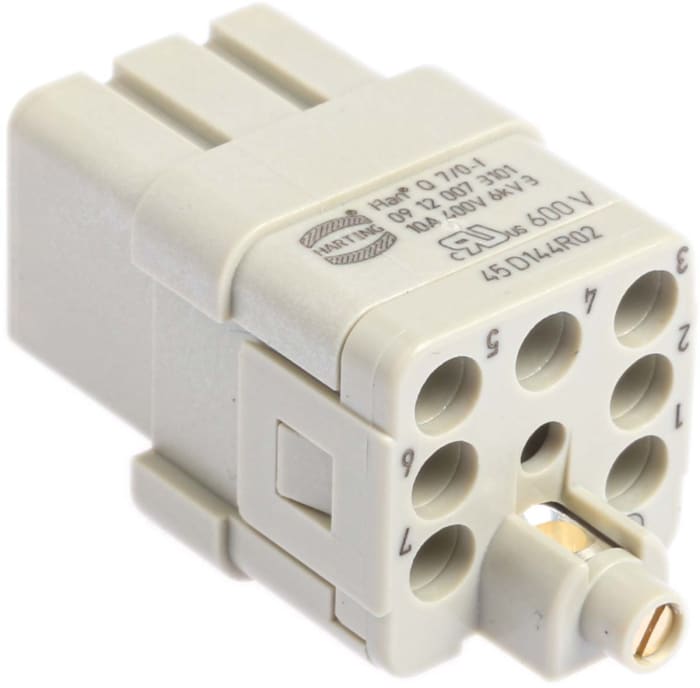 09120073101 HARTING | HARTING Heavy Duty Power Connector Insert, 10A ...