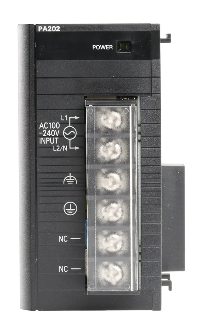 Omron, PLC Güç Kaynağı, CJ1W, CJ1M Serisi, 85 → 264 V ac, 5 V dc, 24 V dc, 400 mA, 14W, 81,6 x 90 x 45 mm