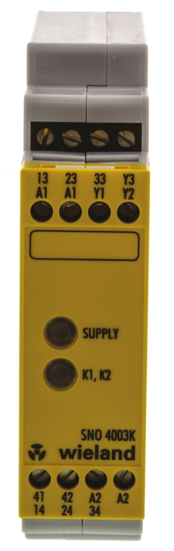 Wieland Dual-Channel Safety Switch/Interlock Safety Relay, 24V ac/dc, 3 Safety Contacts