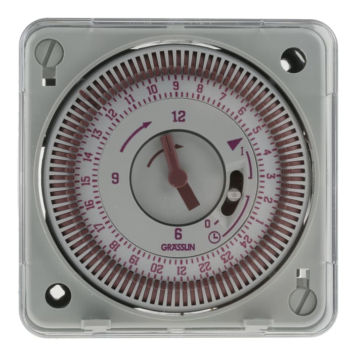 01.79.0001.1 Grasslin Grasslin Analogue Time Switch 220 → 240 V ac, 1Channel 5129594 RS