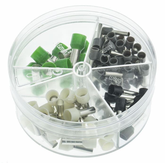 Embouts de câbles RS PRO, Code couleur allemand avec 4 mm², 6 mm², 10 mm², 16 mm²