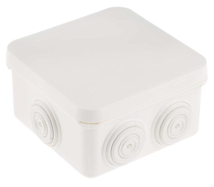 Legrand Plexo Series White Plastic Junction Box, IP55, 80 x 80 x 45mm