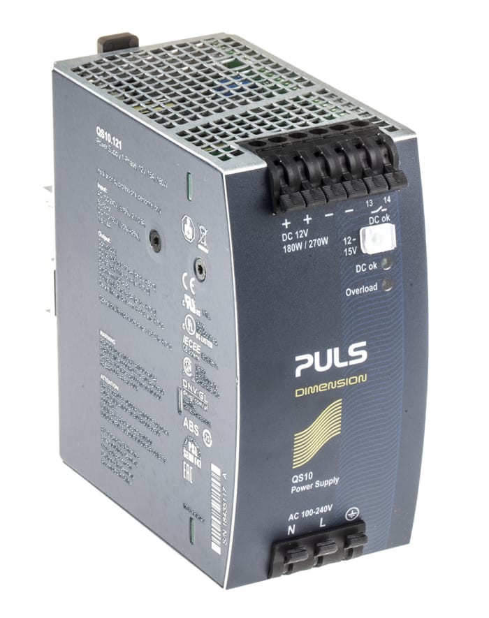 PULS QS10.121 電源ユニット QS10.121 PULS | PULS DIMENSION Switched Mode DIN Rail Power Supply