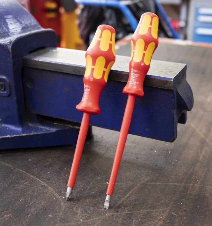 006147 Wera Wera VDE Slotted; Phillips; Voltage Tester Screwdriver