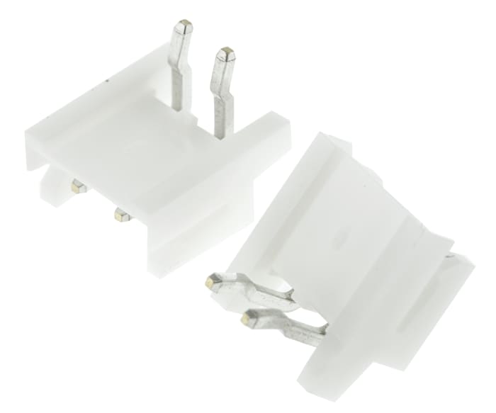 JST EH Series Right Angle Through Hole PCB Header, 2 Contact(s), 2.5mm Pitch, 1 Row(s), Shrouded