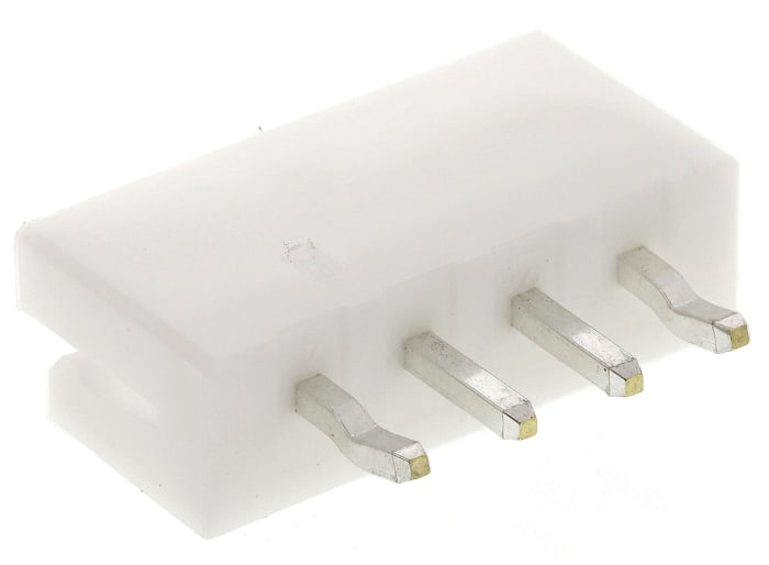 JST EH Series Straight Through Hole PCB Header, 4 Contact(s), 2.5mm Pitch, 1 Row(s), Shrouded