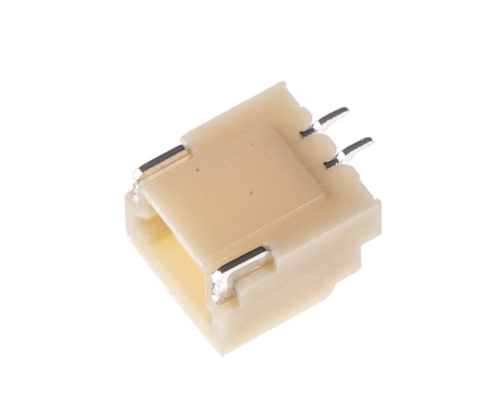 JST SH Series Right Angle Surface Mount PCB Header, 2 Contact(s), 1.0mm Pitch, 1 Row(s), Shrouded