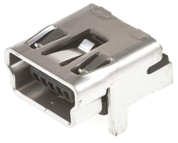 Molex Right Angle, Through Hole, Socket Type B 2.0 USB Connector