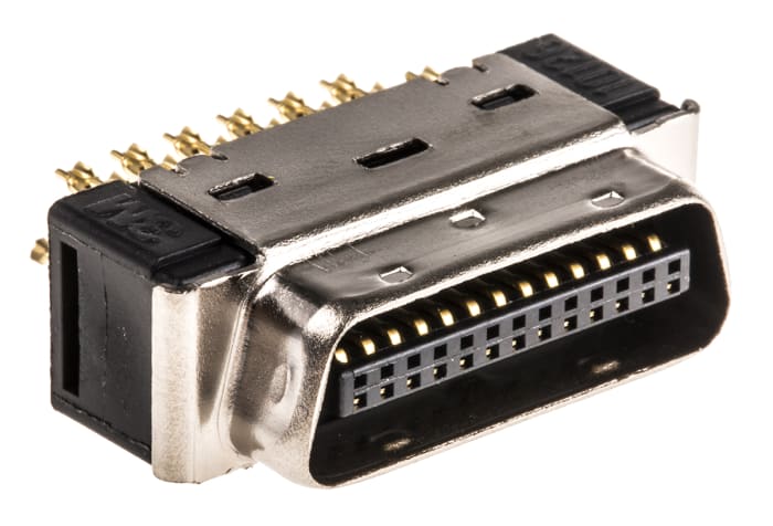 3M 101 26 Way Cable Mount D-sub Connector Plug, 2.54mm Pitch