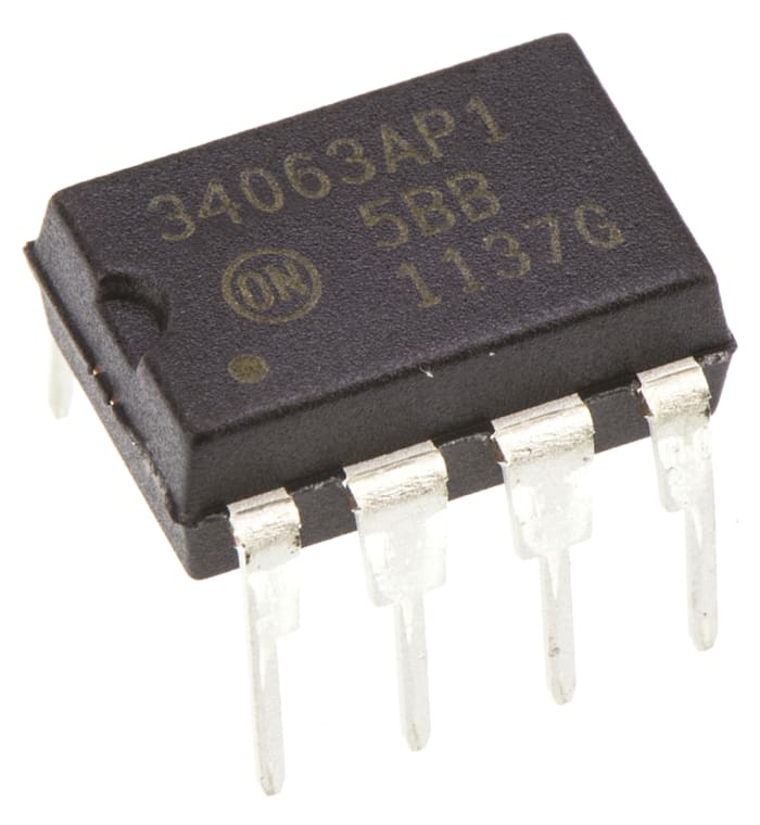 onsemi MC34063AP1G, 1 Buck Boost Switching, Buck Boost Regulator 1.5A, 1.25 → 40 V 8-Pin, PDIP