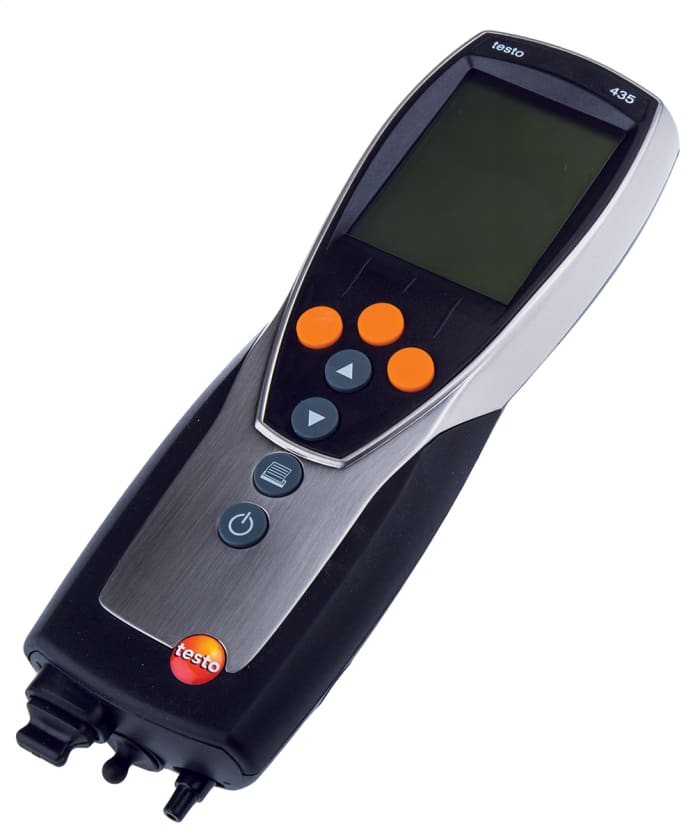 Testo Testo 435-4 Data Logging Air Quality Monitor, +1370 °C, +150 °C, +400 °C Max, 100%RH Max, Battery-Powered