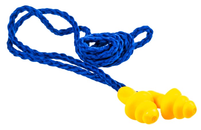 1271 3M | 3M E.A.R Soft FX Series Blue, Yellow Reusable Corded Ear ...