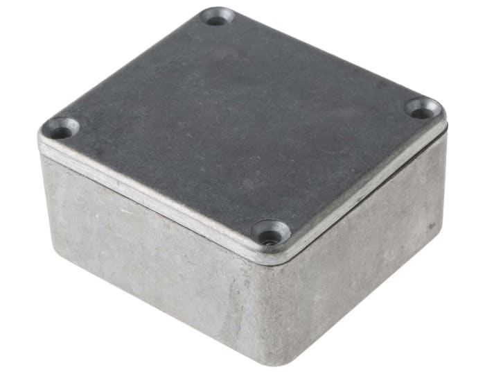 Boîtier RS PRO en Fonte d'aluminium, 60 x 54.9 x 30mm, Argent, Blindé