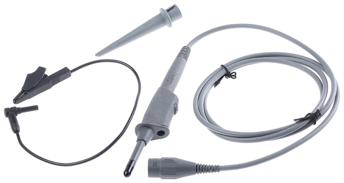 Sonda para osciloscopio Staubli 99.00224, Pasivo, BNC, 150MHZ, 1:10, CAT II 1000 V, 1.2ns