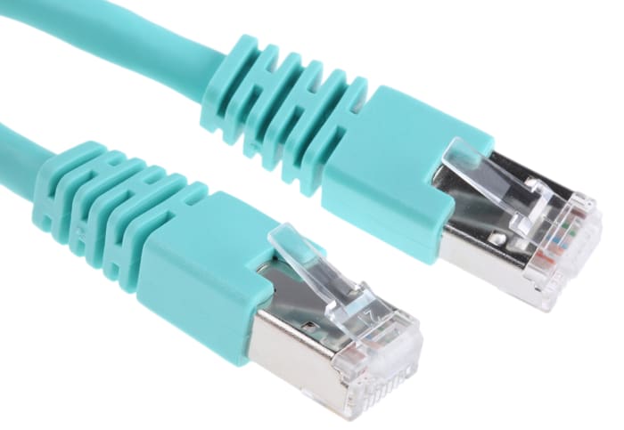 3M, 1m, Blue, S/FTP, Terminated LSZH Sheath