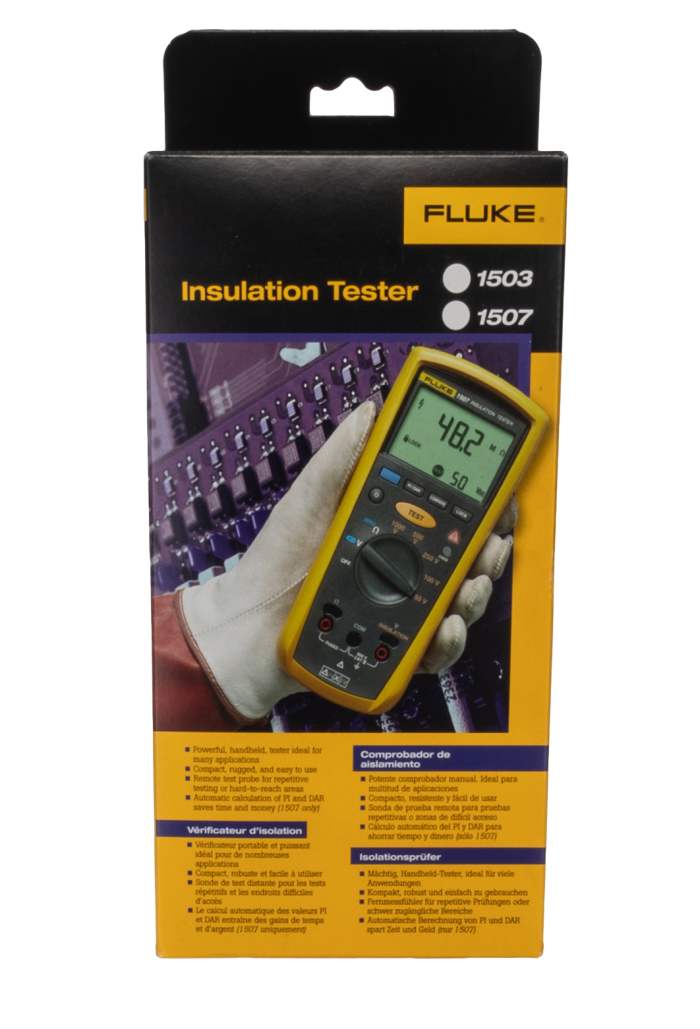 FLUKE 1507 Fluke | Fluke 1507 Insulation Tester, 50 V Min, 1000 V