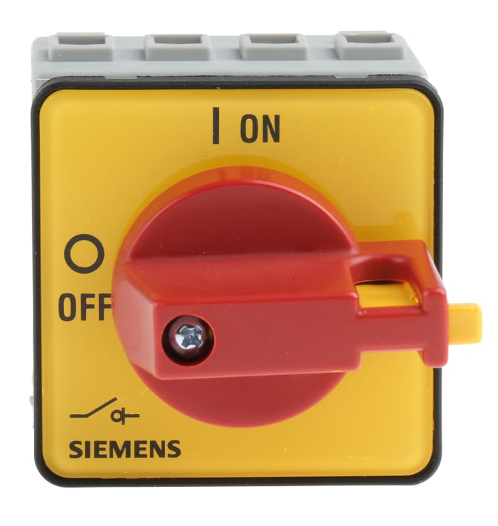 Interrupteur-sectionneur Siemens SENTRON, 3P, 16A, 690V c.a.