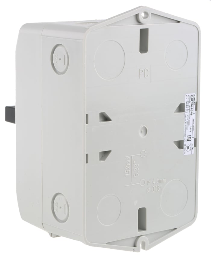 3LD2064-1GP51 Siemens | Siemens 3-Pole Fixed Isolator Switch