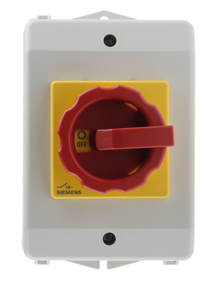 Interrupteur-sectionneur Siemens, 3P, 16A, 690V c.a.