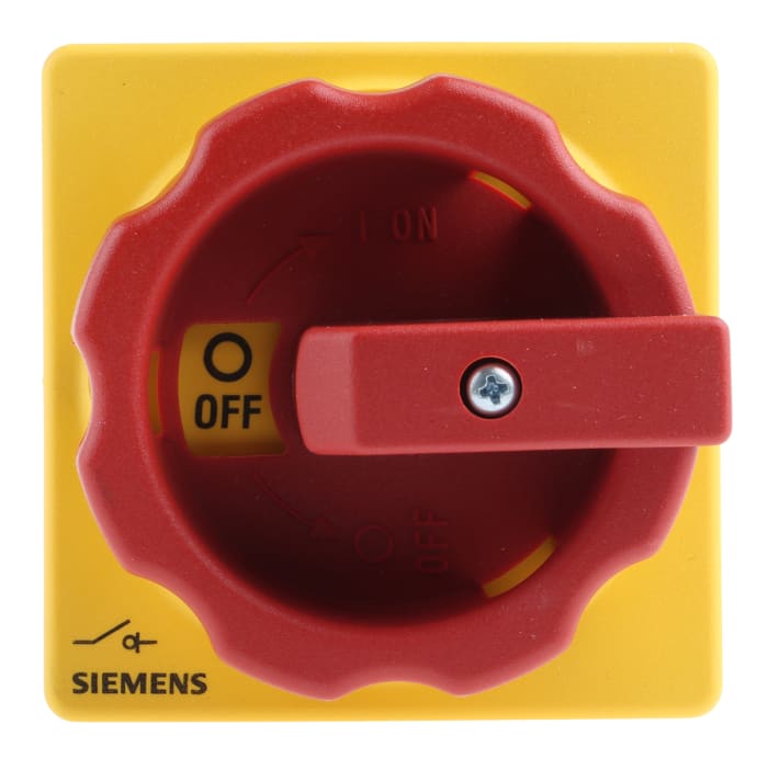 Siemens 3P Pole Panel Mount Isolator Switch - 25A Maximum Current, 9.5kW Power Rating, IP65