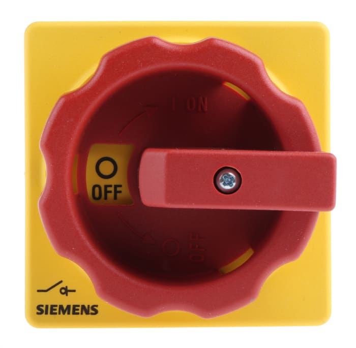 Siemens 3P Pole Panel Mount Isolator Switch - 16A Maximum Current, 7.5kW Power Rating, IP65