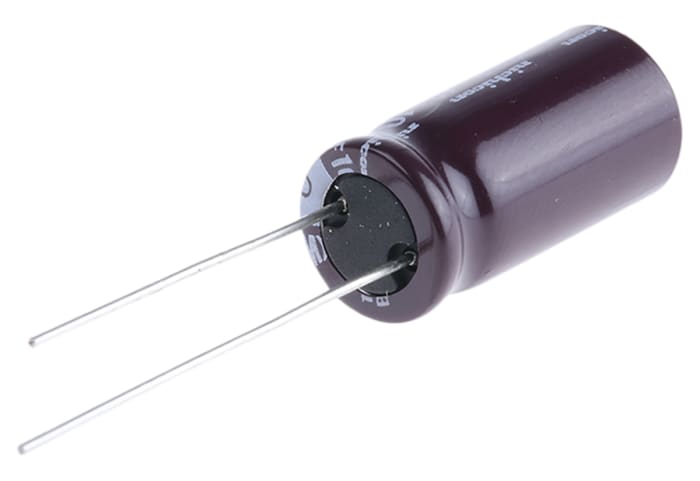 Nichicon 1000μF Aluminium Electrolytic Capacitor 16V dc, Radial, Through Hole - UPS1C102MPD