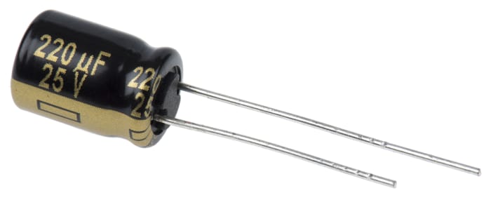 Nichicon 10μF Electrolytic Capacitor 50V dc, Through Hole - UPS1H100MDD