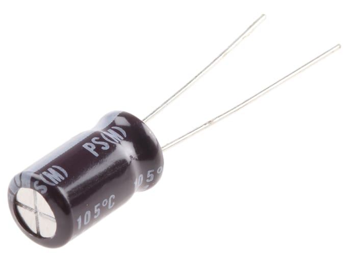 Nichicon 47μF Aluminium Electrolytic Capacitor 50V dc, Through Hole - UPS1H470MED