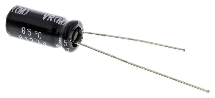 Nichicon 100μF Aluminium Electrolytic Capacitor 16V dc, Radial, Through Hole - UVR1C101MDD