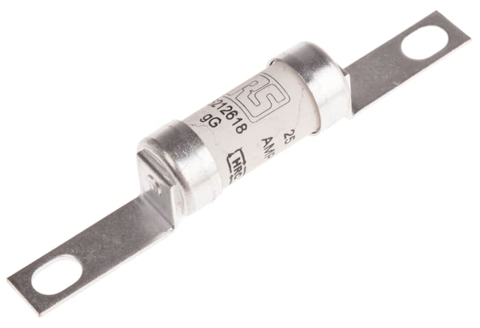 RS PRO 25A British Standard Fuse, A2, 550V ac, 73mm