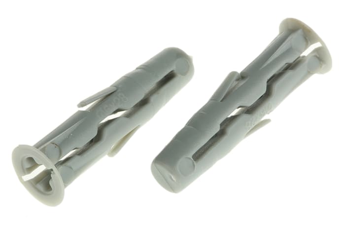 RawlPlug Nylon Masonry Anchor 28mm, 6mm Fixing Hole