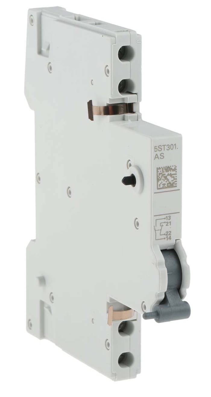 SiemensPomocný kontakt 1NC + 1NO2, řada: 5ST3 Montáž na lištu DIN se šroubem 6 A 230 V AC, rozsah: SENTRON