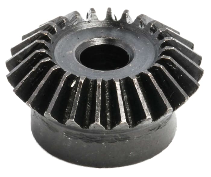 Engranaje de ingletes RS PRO, Acero, 24 dientes , Espaciado 0.8mm, Ángulo 20°, Calibre 5mm