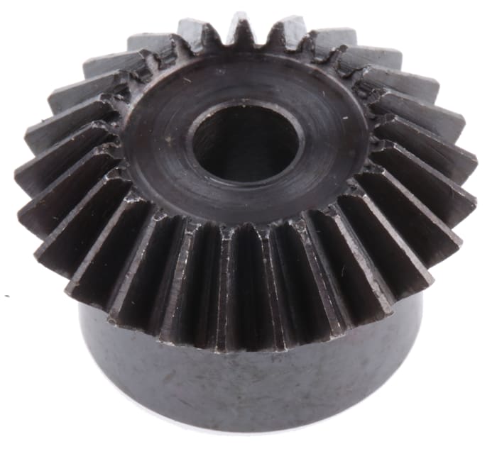 Engranaje de ingletes RS PRO, Acero, 25 dientes , Espaciado 1mm, Ángulo 20°, Calibre 6mm