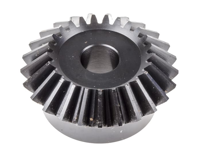 Engranaje de ingletes RS PRO, Acero, 25 dientes , Espaciado 2.5mm, Ángulo 20°, Calibre 16mm