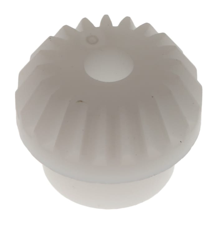 RS Pro Konik Pinyon Dişlisi, POM, 20 Dişli, Delik Çapı: 3mm, 30° 29' (Pinyon), 65° 36' (Dişli)