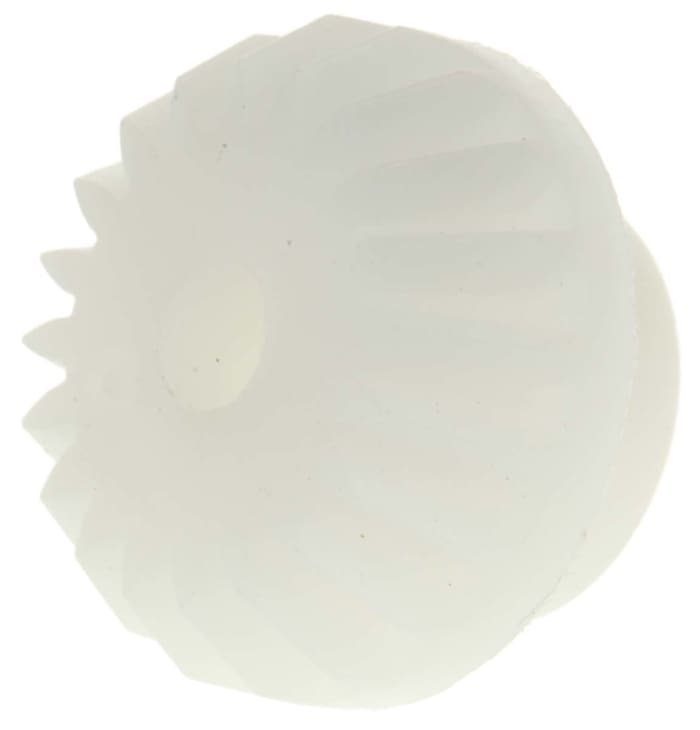 RS Pro Konik Pinyon Dişlisi, POM, 20 Dişli, Delik Çapı: 4mm, 30° 29' (Pinyon), 65° 36' (Dişli)