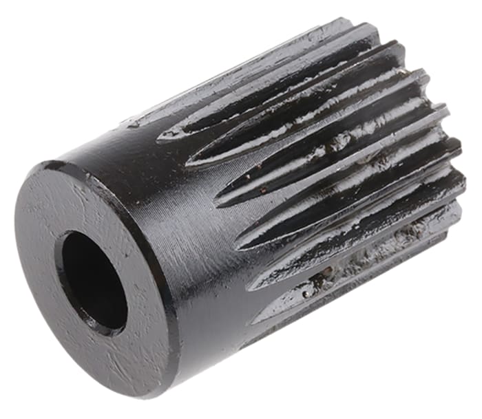 RS PRO Steel 18 Teeth Spur Gear, 1 Module, 8mm Bore Diam, 18mm Pitch Diam, 20mm Hub Diam