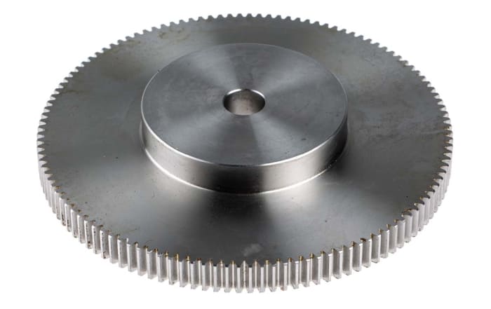 Čelní ozubené kolo, Nerezová ocel 120zubové, průměr rozteče: 120mm průměr náboje 60mm průměr vývrtu 12mm RS PRO