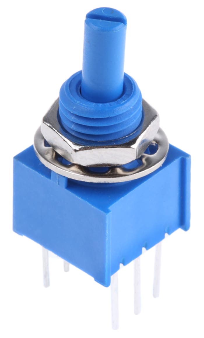 Bourns 3310H-003 Series Conductive Plastic Potentiometer with a 3.17 mm Dia. Shaft, 10kΩ, ±20%, 0.25W, ±1000ppm/°C