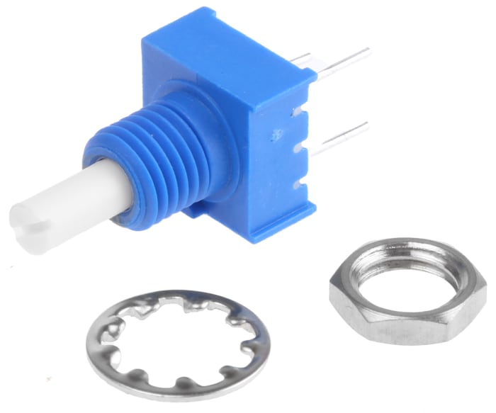 Bourns 3310 500kΩ Rotary Potentiometer Continuous-Turns 1-Gang Bushing Mount, 3310Y-001-504L