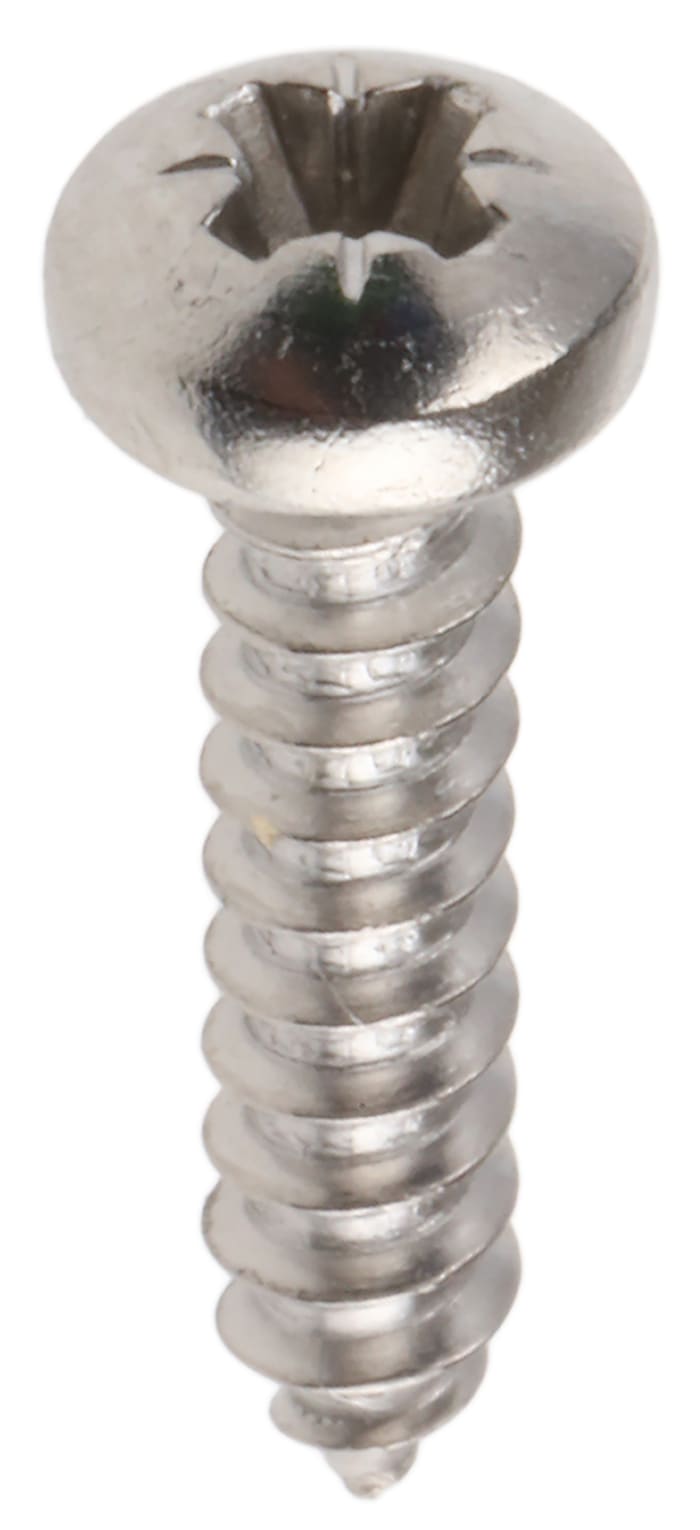 Vis autotaraudeuse RS PRO, 4 x 13mm, en Acier inoxydable