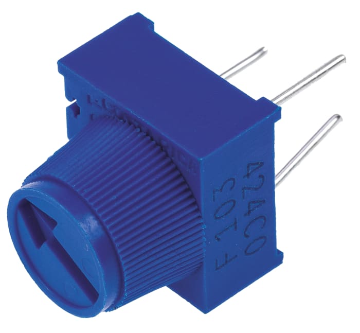 Ladicí potenciometr 10kΩ ±10% ±100ppm/°C 0.5W, Průchozí otvor, Kolík, řada: 3386 Bourns