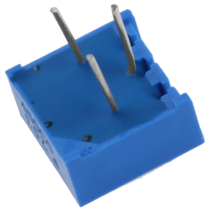 20kΩ, Through Hole Trimmer Potentiometer 0.5W Top Adjust Bourns, 3386
