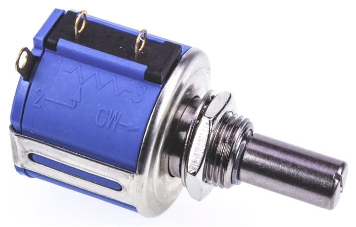 Potentiomètre Rotatif Bourns 3540, 50kΩ max, 10 tours , Ø axe 6,35 mm, Montage panneau