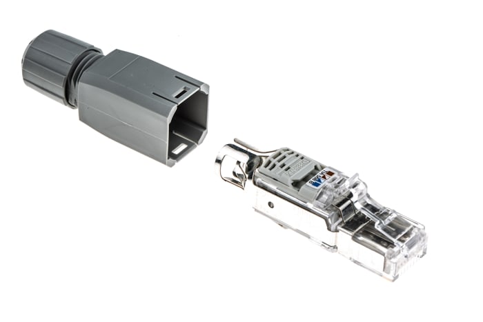Phoenix Contact QUICKON Series Male RJ45 Connector, Cable Mount, Cat5 Straight 8 -Way