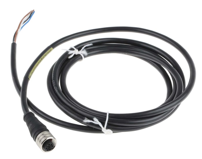 Brad from Molex Straight Female 4 way M12 to Unterminated Sensor Actuator Cable, 2m
